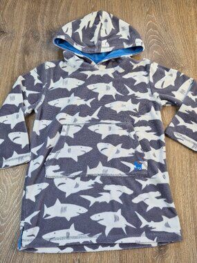 Mini Boden Swim Beach Cover Up Youth Boy 5 6 Small Terry Cloth Cotton Pool Swim